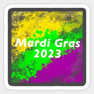 Mardi Gras 2023 Sticker